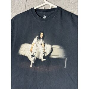 Billie Eilish T Shirt Women's Medium Graphic Zombie Horror Scary 2019